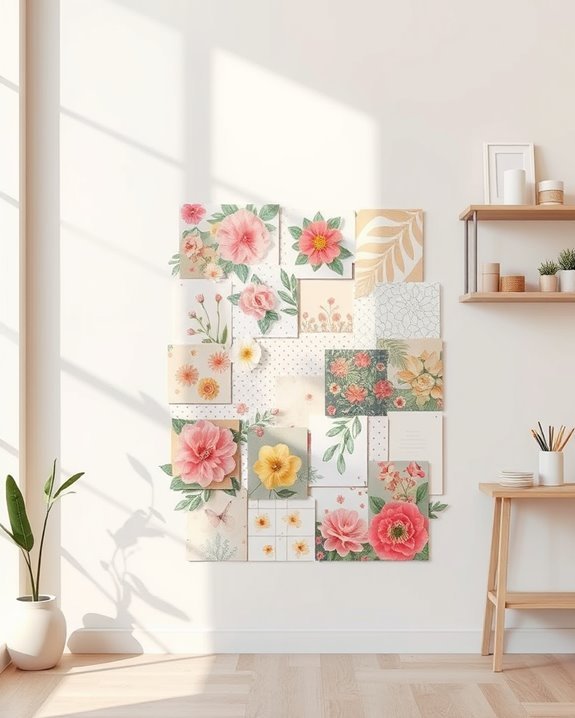 personalized scrapbook wall decor