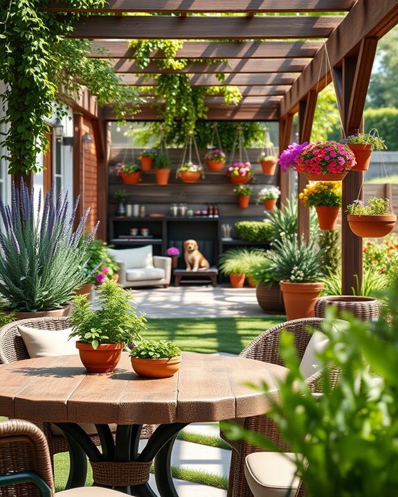 pet friendly coffee shop garden