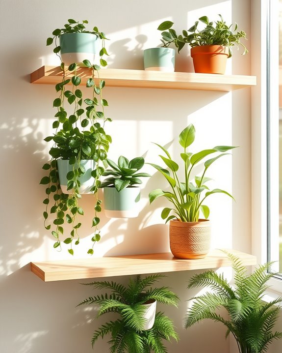 plant shelf design inspiration