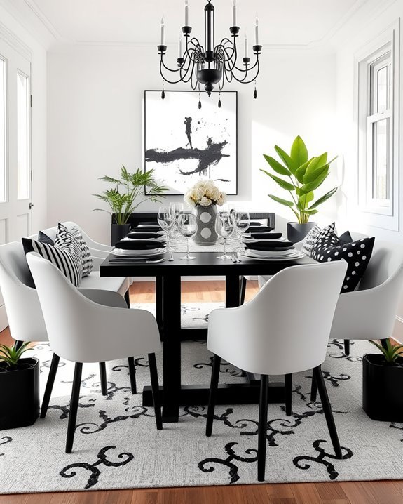 playful accent pillows enhance ambiance