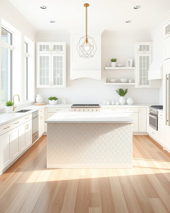 playful accents in white decor