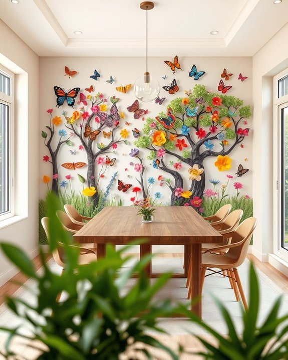 playful dining wall decals