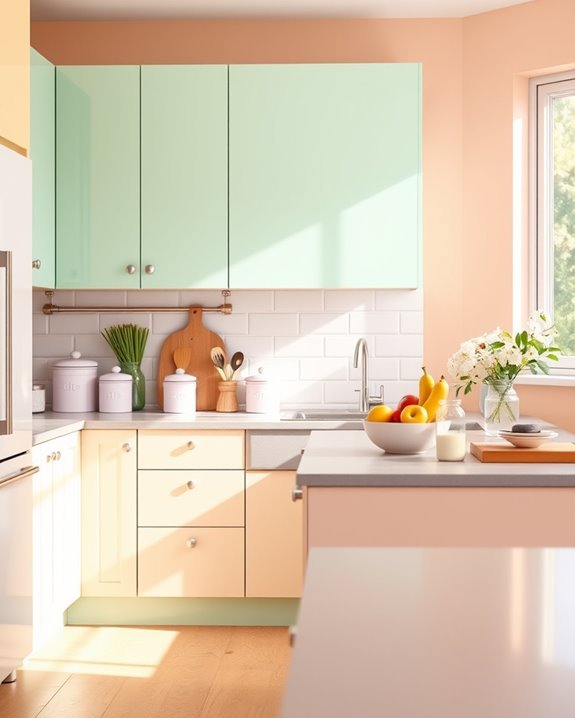 playful pastel kitchen vibes