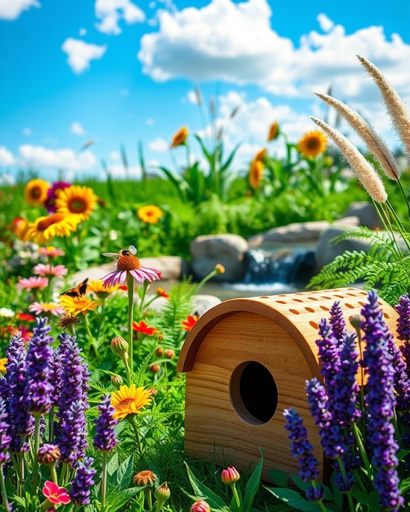 pollinator friendly garden design
