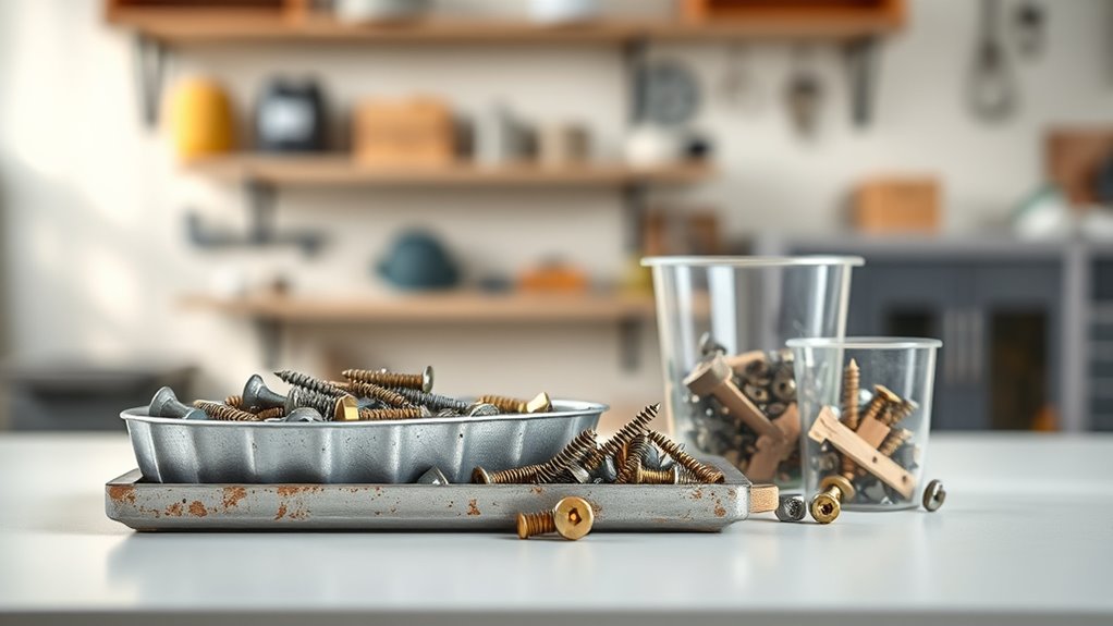 recycle metal screws properly