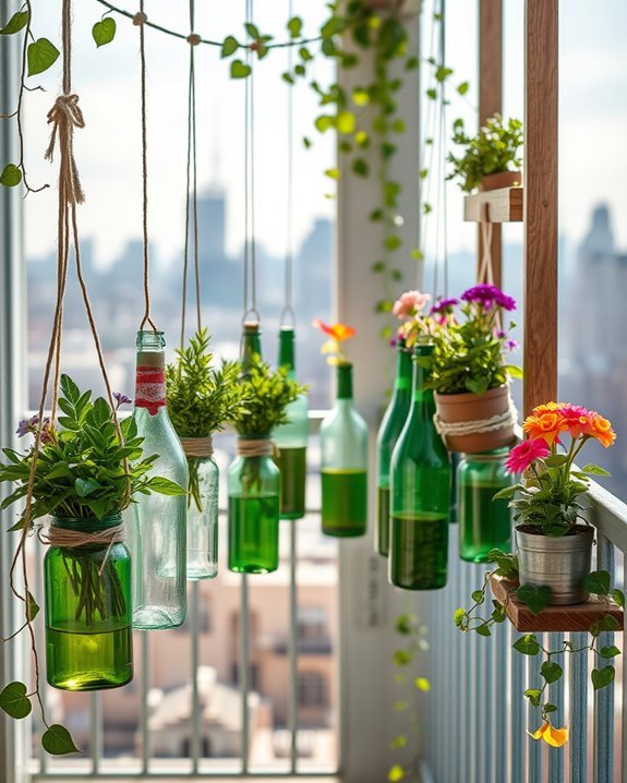 recycled bottle planter creativity