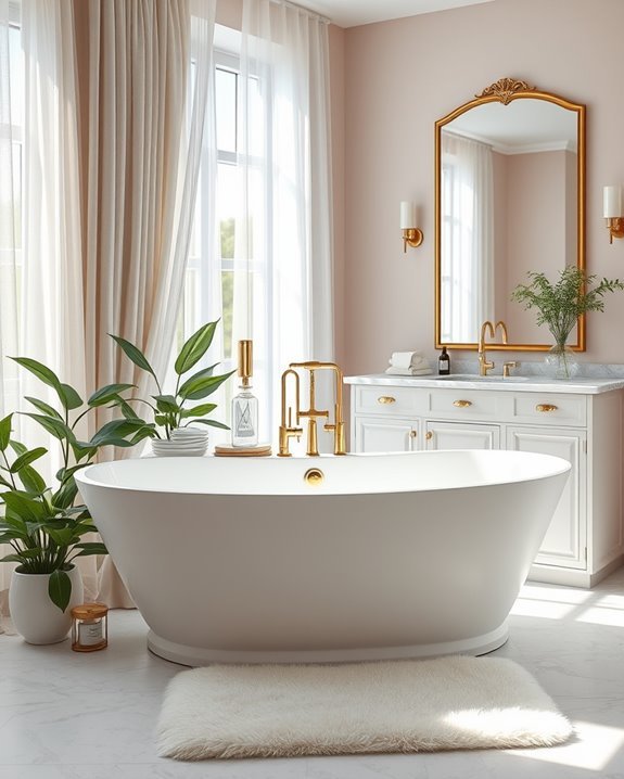 relaxing bathtub sanctuary essentials