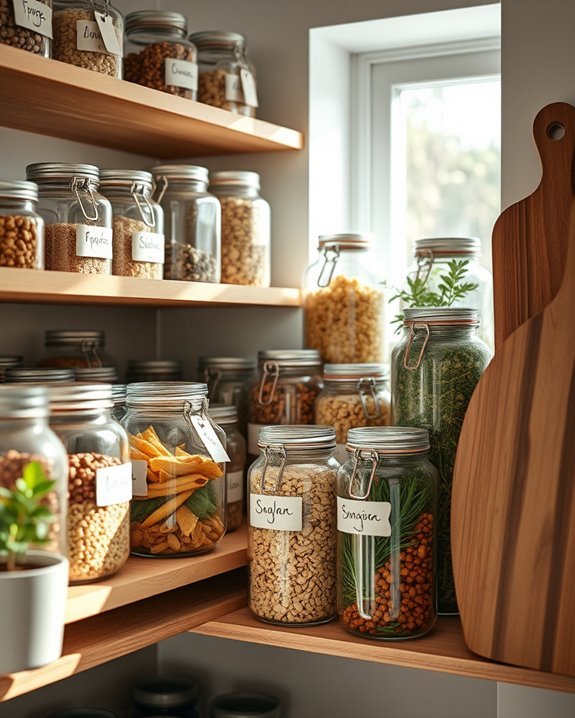repurpose jars for organization