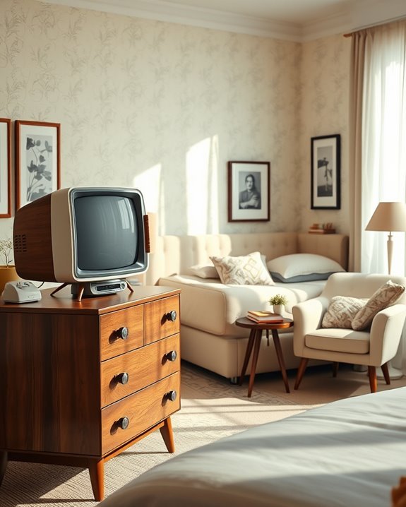 retro vintage tv decor