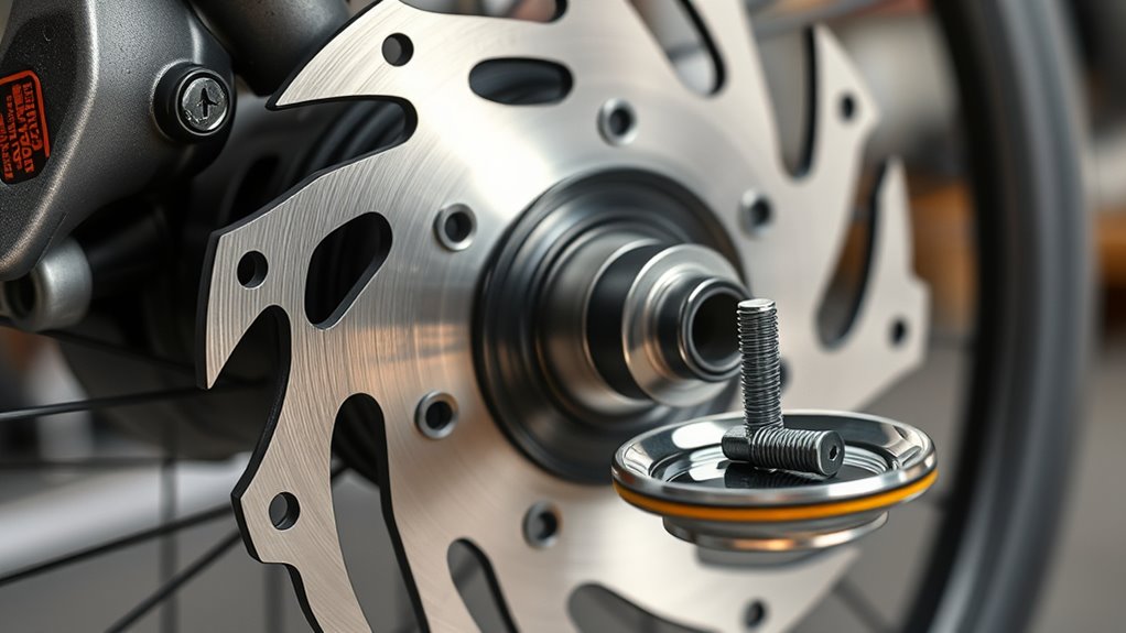 rotor screws ensure secure fastening