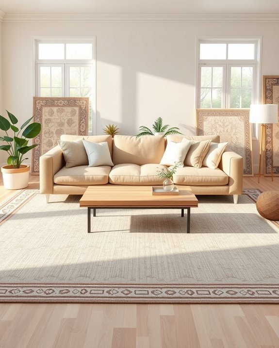 rugs with statement borders