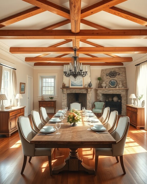 rustic charm and warmth