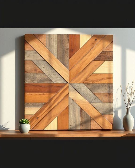 rustic charm through reclaimed wood