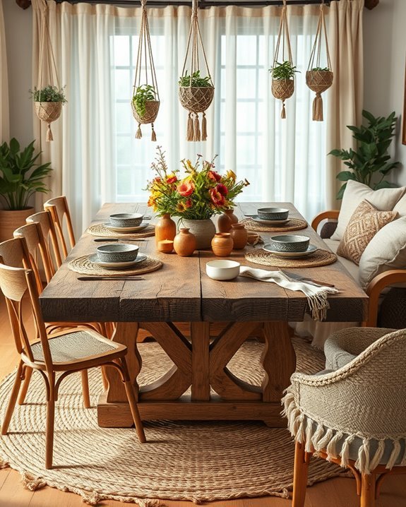 rustic dining decor ideas