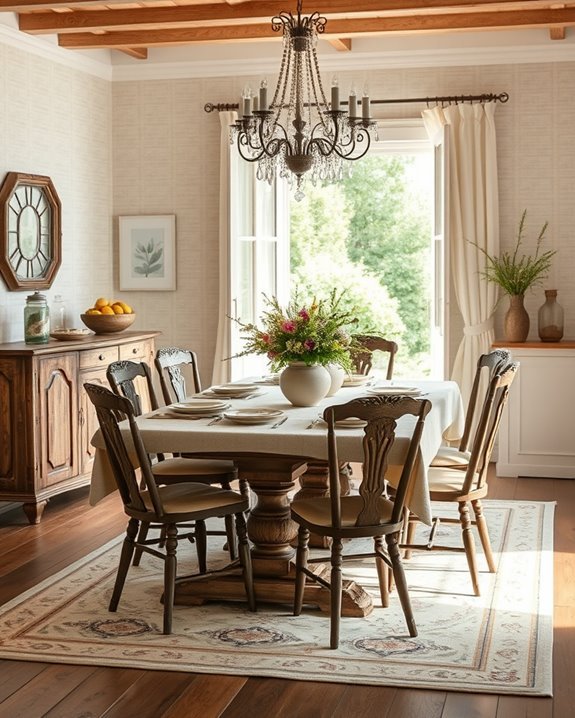 rustic elegance dining room