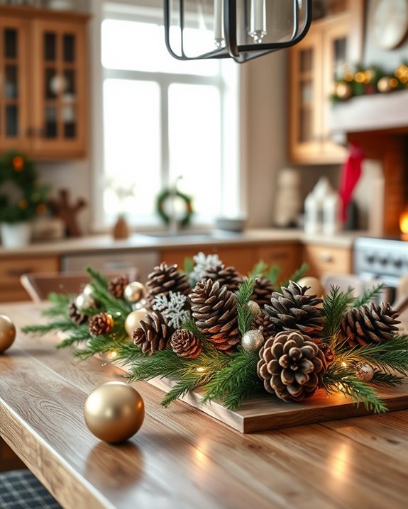 rustic pinecone centerpiece crafts