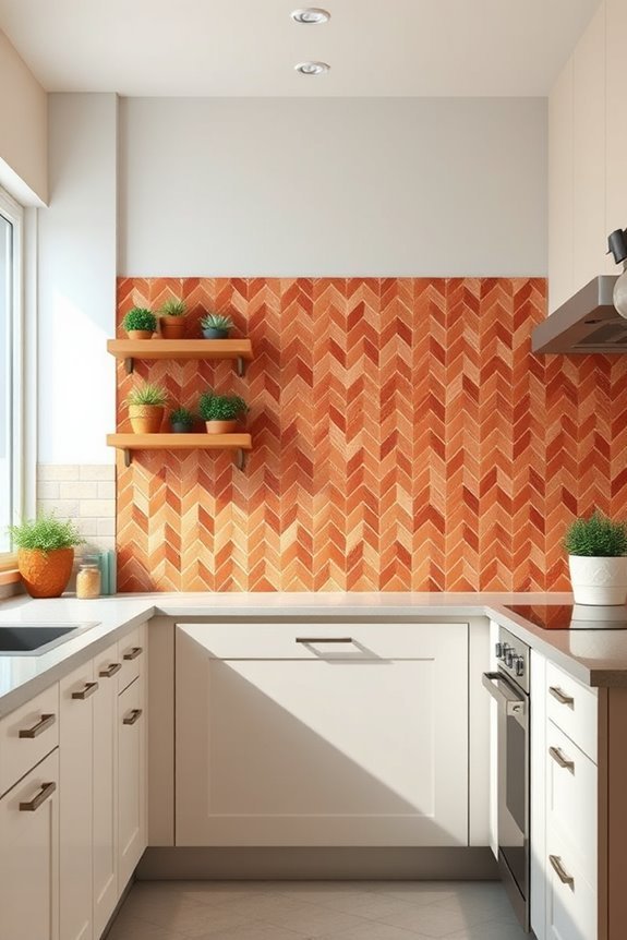 rustic terracotta tile charm