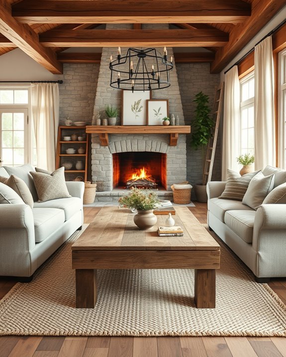 rustic warmth and charm