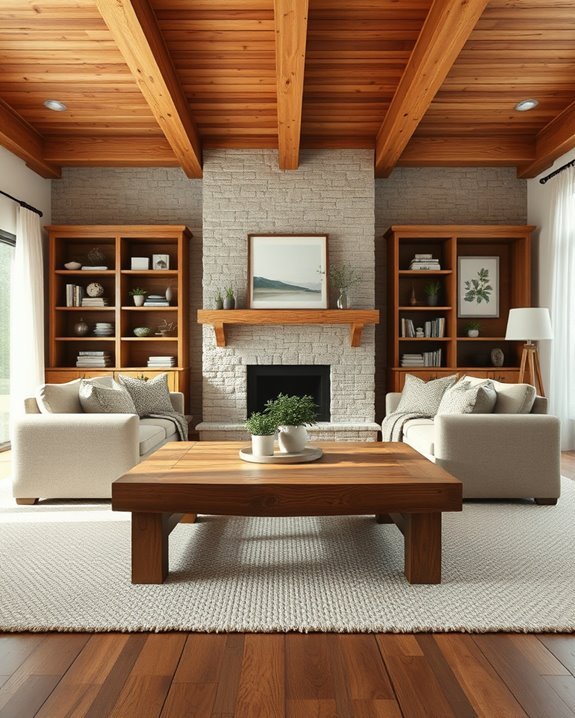 rustic wood farmhouse charm