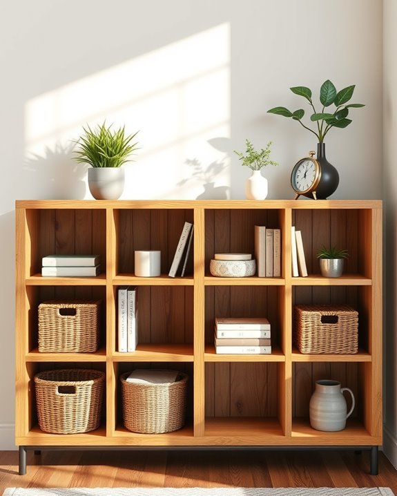 rustic wood storage transformation