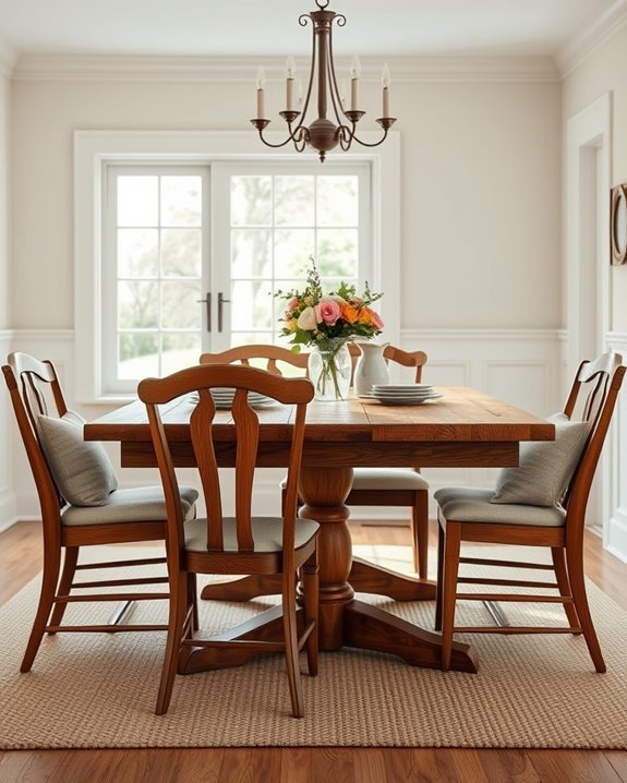 rustic wooden chairs comfort
