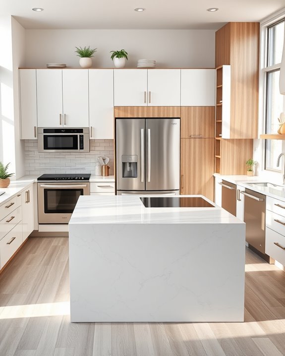seamless integrated kitchen appliances