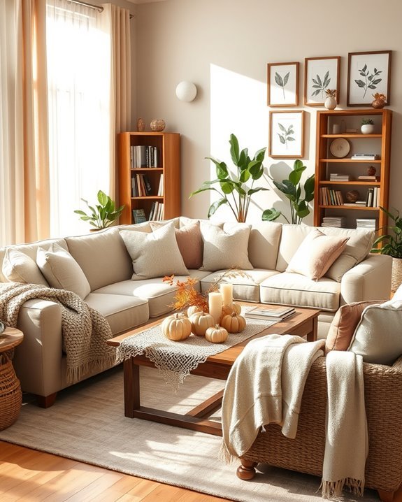 seasonal decor enhances atmosphere
