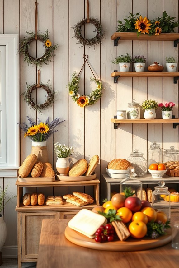 seasonal decor for bakery