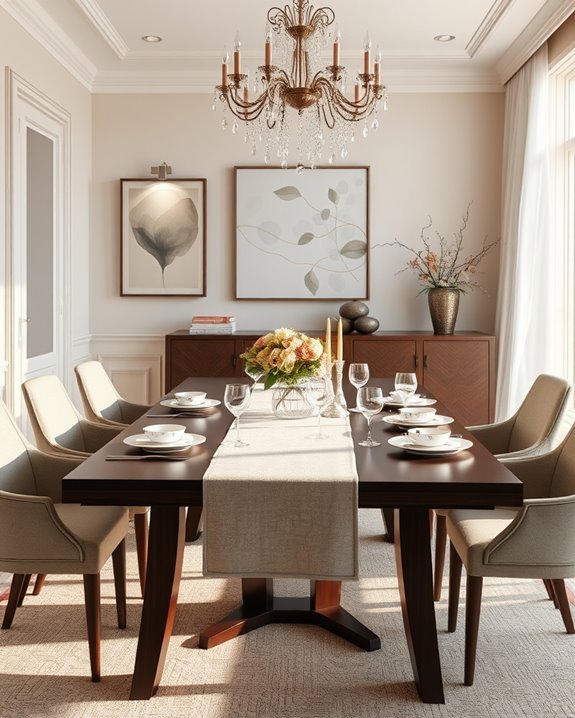 seasonal dining room decor