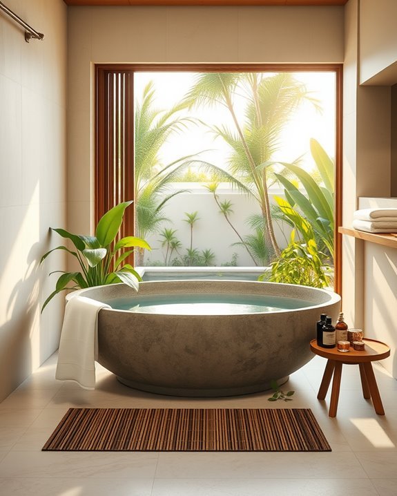 serene bathroom soundscapes ambiance
