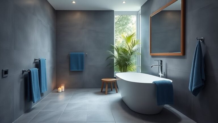 serene blue and grey decor