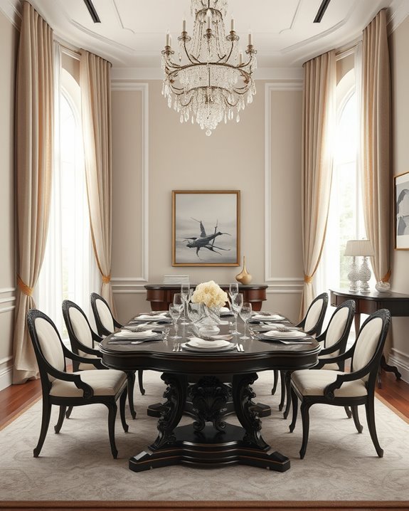 serene dining room transformation