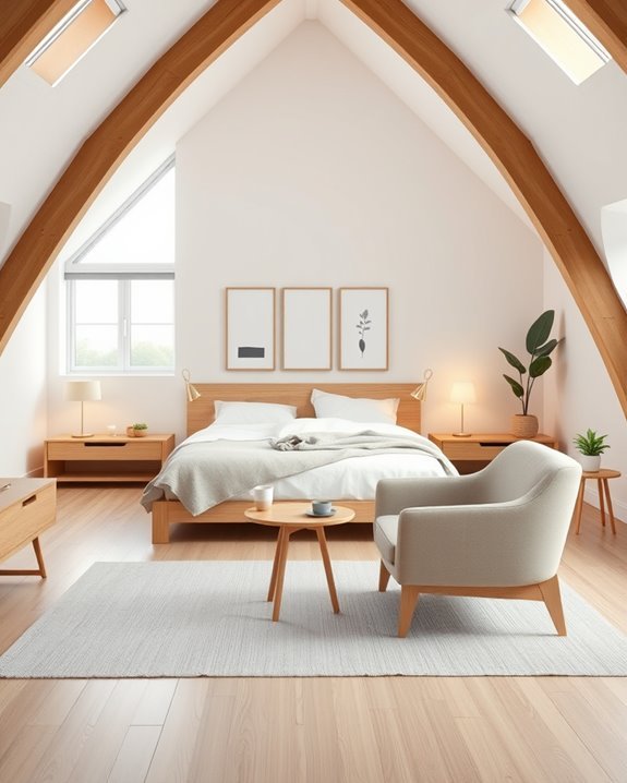 serene minimalist bedroom design