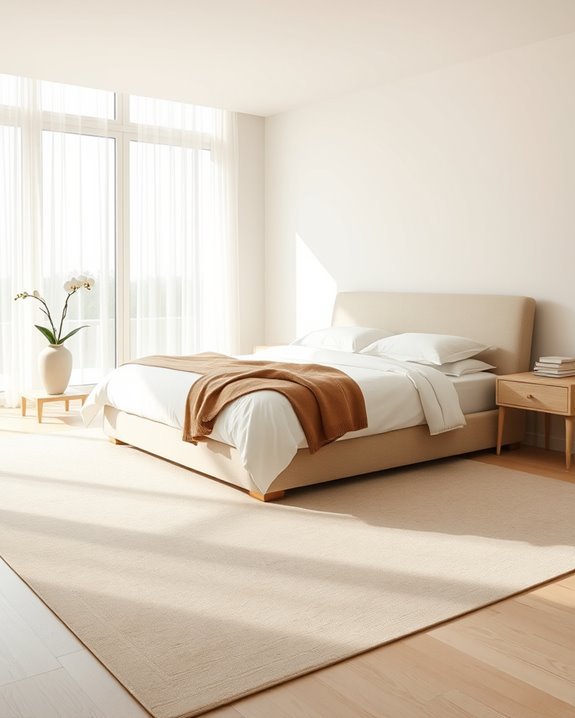serene minimalist bedroom design