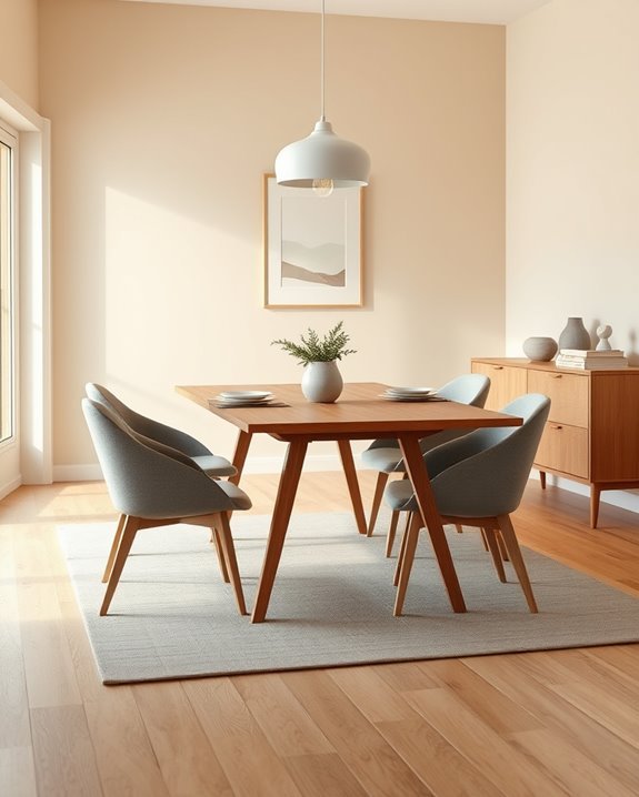 serene minimalist dining experience