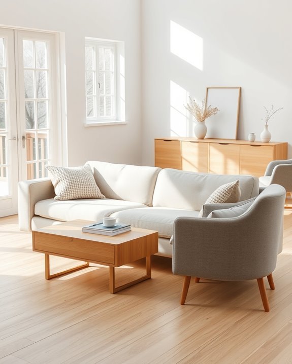 serene minimalist scandinavian decor