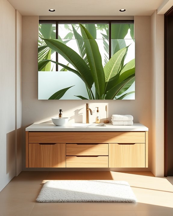 serene spa style bathroom transformation