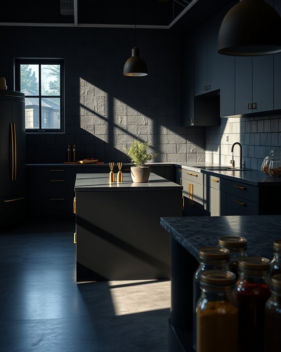 shadow play in kitchens