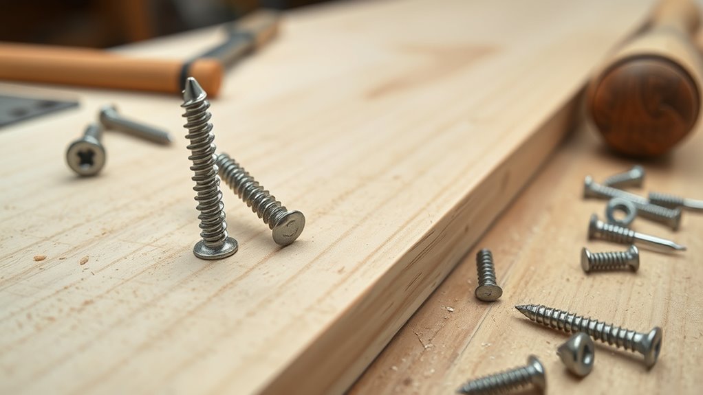 sheet metal screws in wood