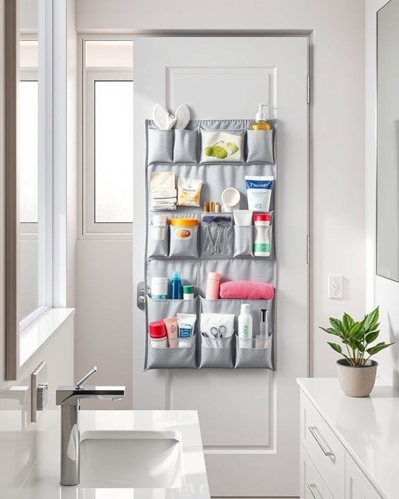 shoe organizer for bathroom storage
