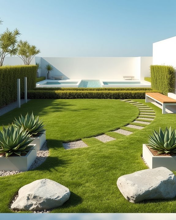 simplicity in garden design