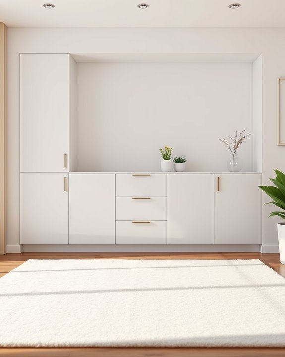 sleek functional clutter free design