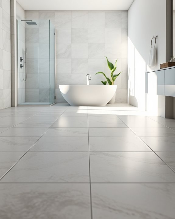 sleek low maintenance tile solution