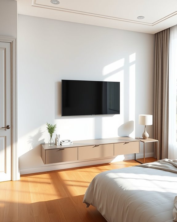 sleek minimalist tv design