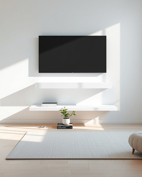 sleek modern minimalist storage