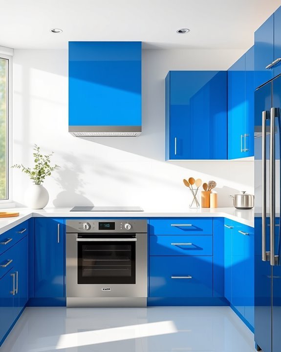 sleek stylish high gloss finishes