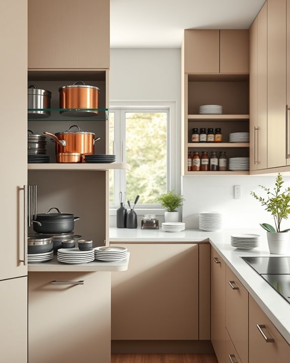 sliding shelves enhance accessibility