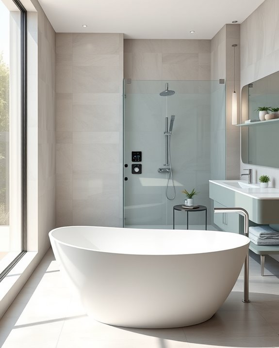smart digital shower controls