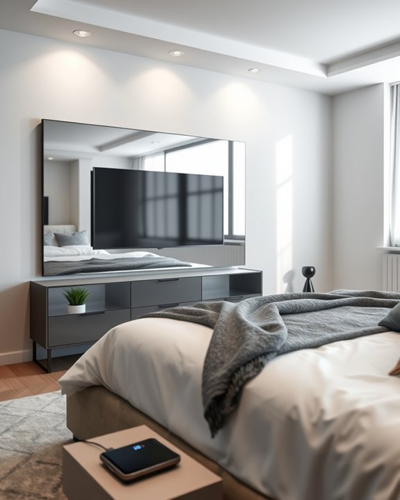 smart mirror tv functionality