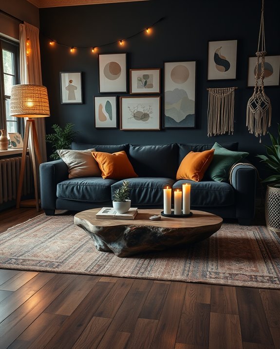 soft lighting enhances ambiance